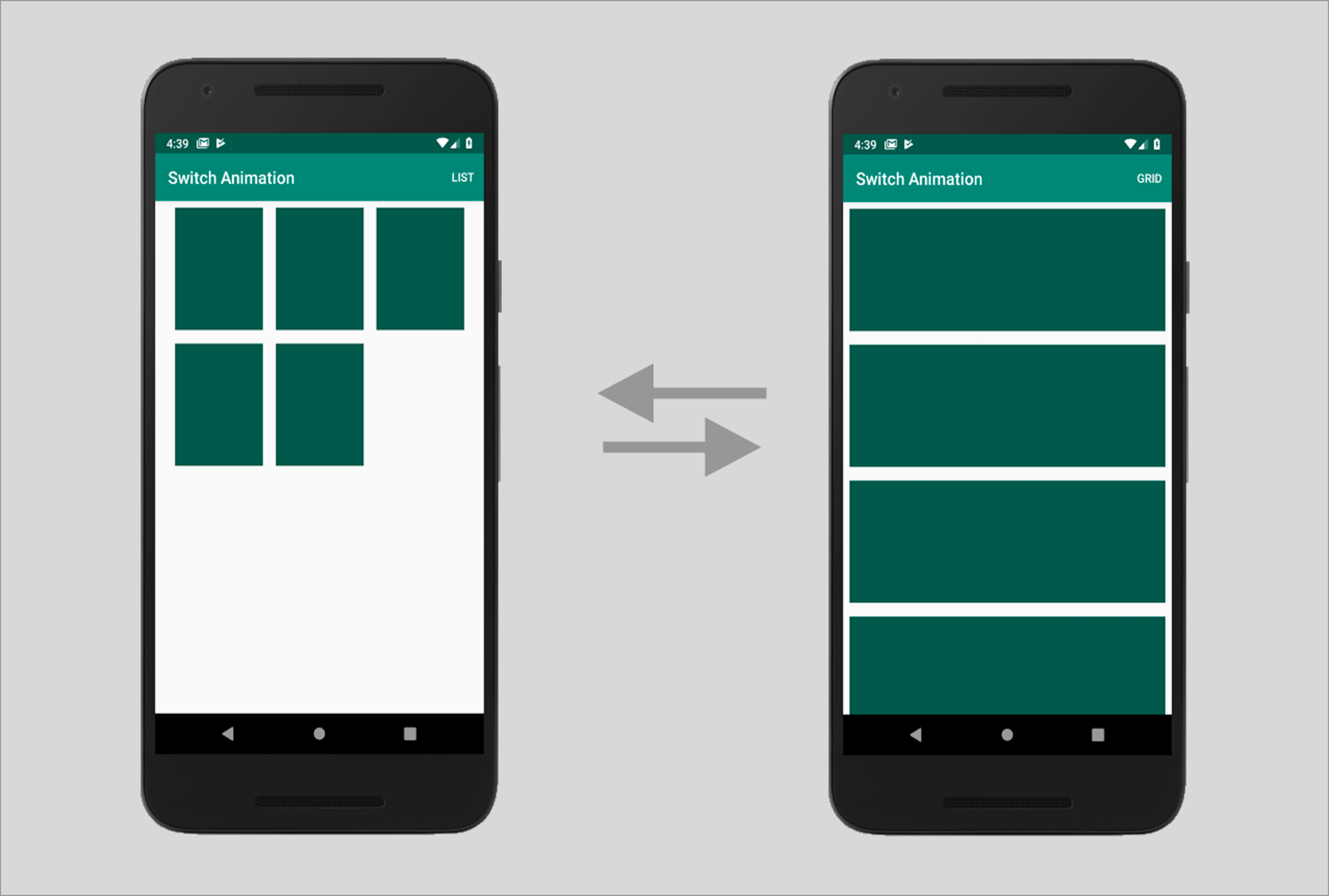 Android: Applying Shared Element Transitions
